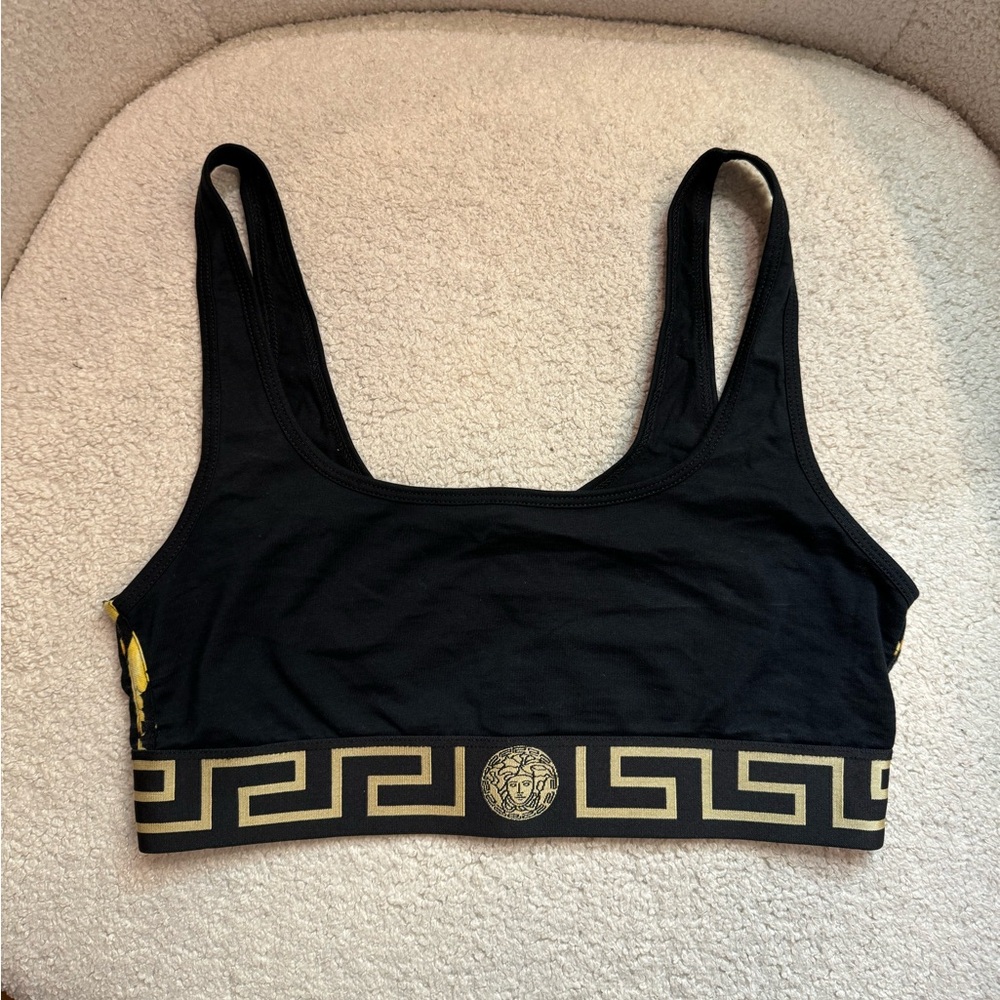 Versace Iconic Medusa Greca Bralette